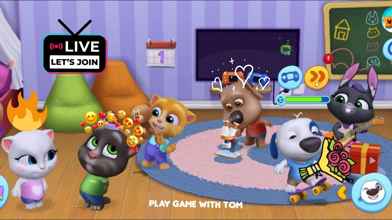 My Talking Tom & Friends Gameplay 🔴 Live Stream Gameplay #livestream