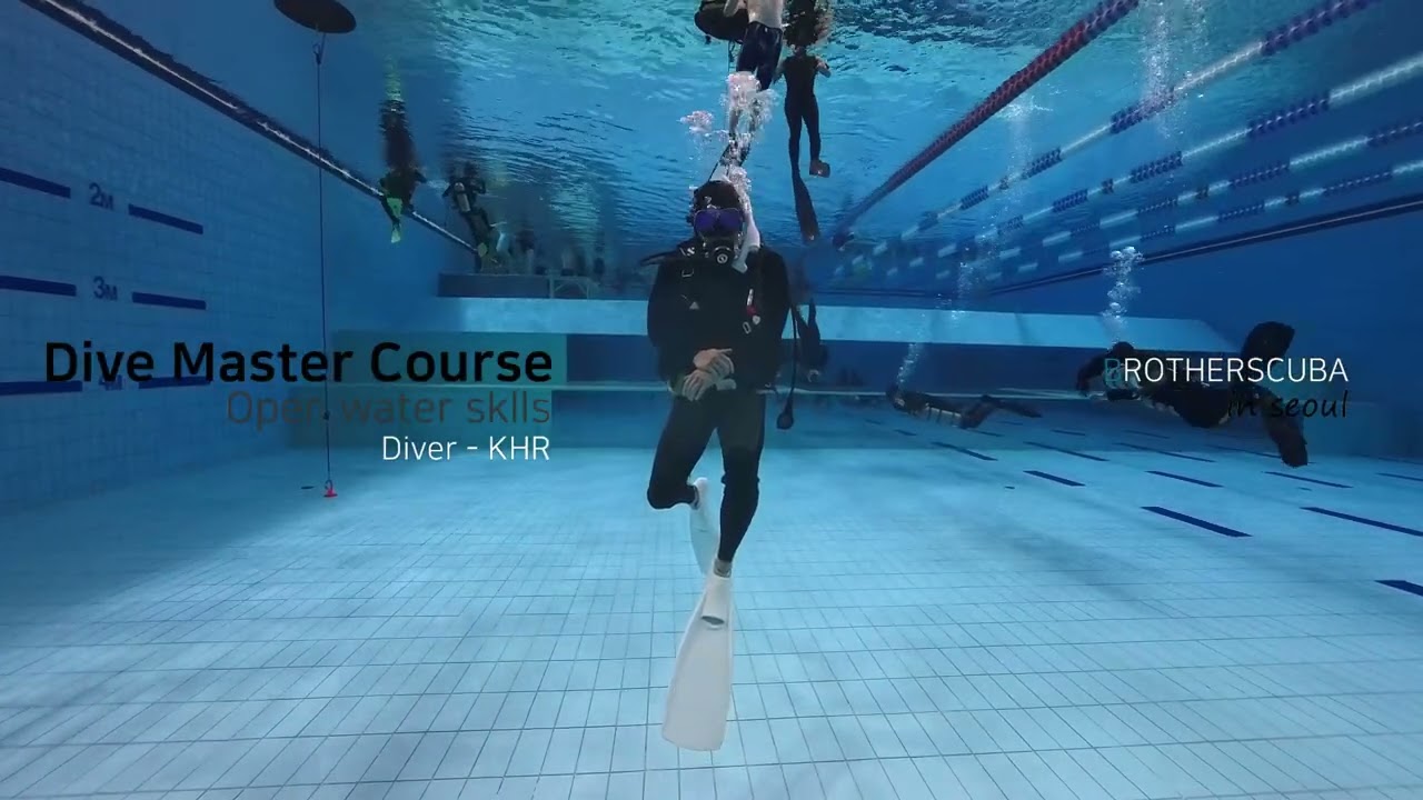 SDI 다이브 마스터 코스 - 오픈워터 시범 스킬 by 브라더스쿠바
