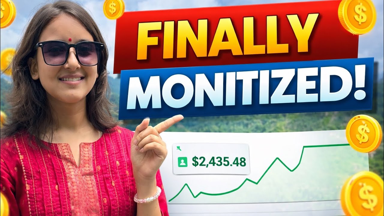 Finally my channel has been monitized🥰🤩|| youtube monitization vlog || #youtube #monitization 