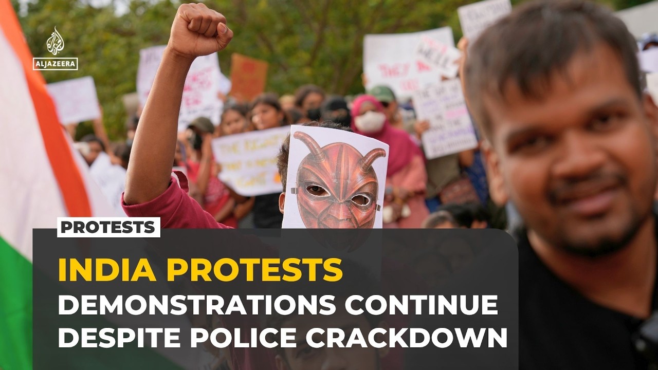 India&rsquo;s &lsquo;cockroach&rsquo; protest movement continue despite police crackdown