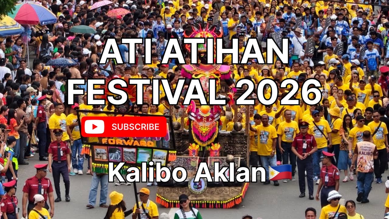 ATI ATIHAN FESTIVAL TRIVE PARADE 2026/ Kalibo Aklan Philippine’s 