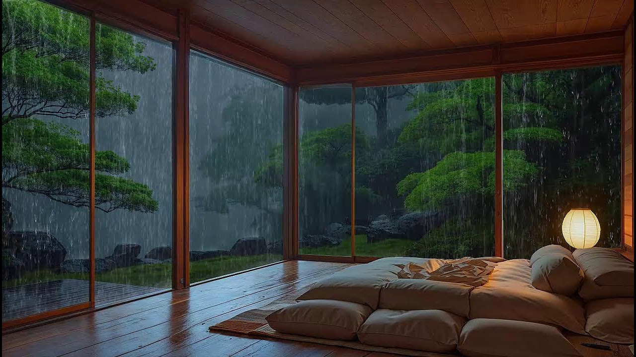 Rain for Deep Sleep – Calm Night Rain & Gentle Piano Ambience