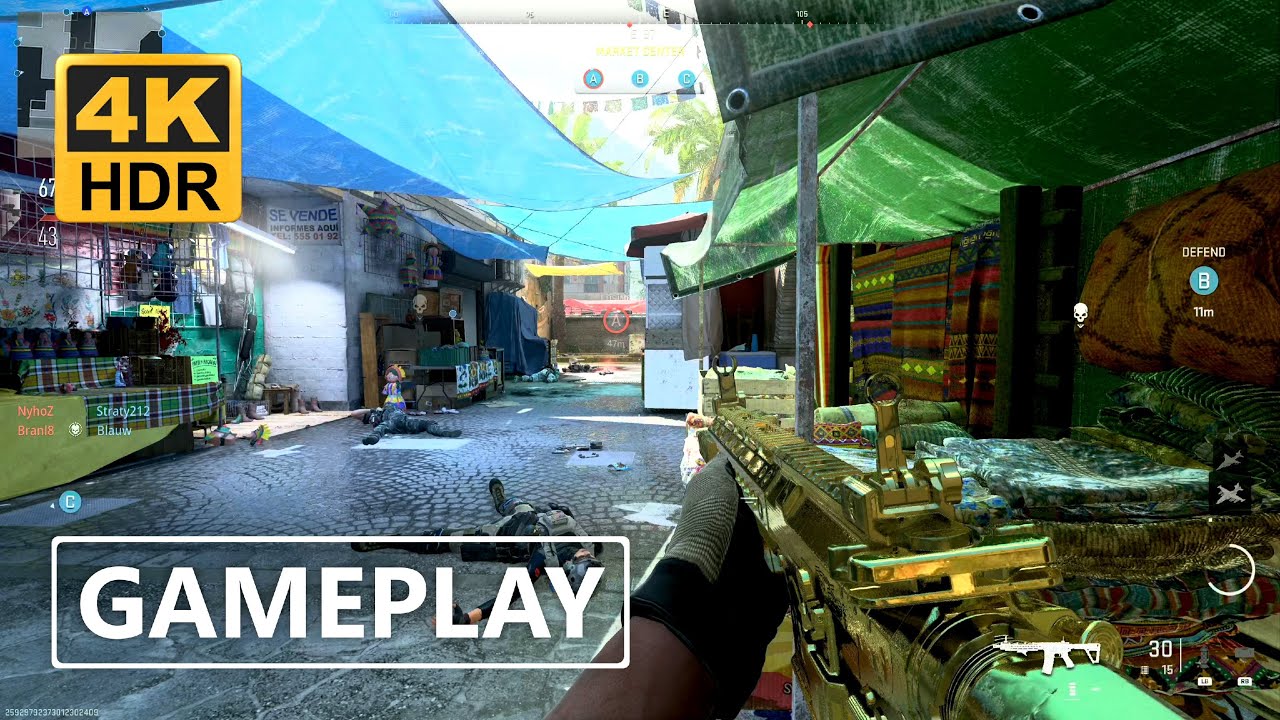 CoD Modern Warfare 2 Multiplayer 4K HDR Gameplay