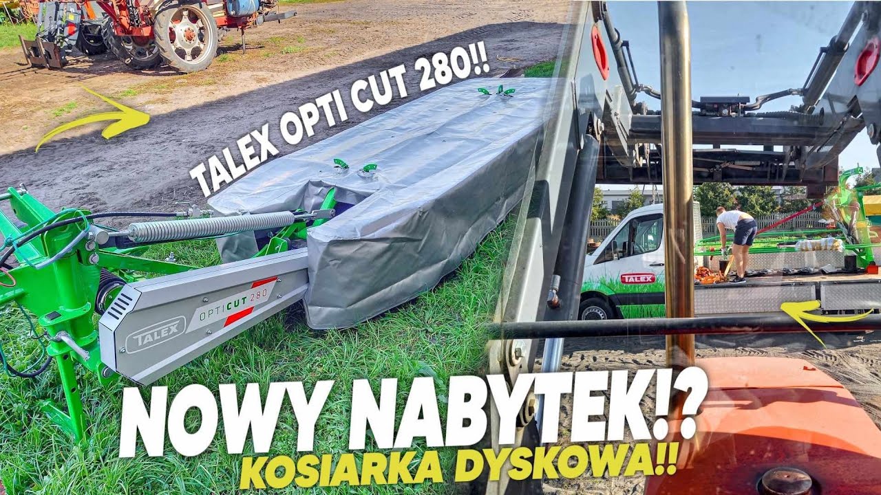🔥Nowy Nabytek-KOSIARKA DYSKOWA TALEX OPTI CUT 2,80!🔥NIEMENÓWKA#69