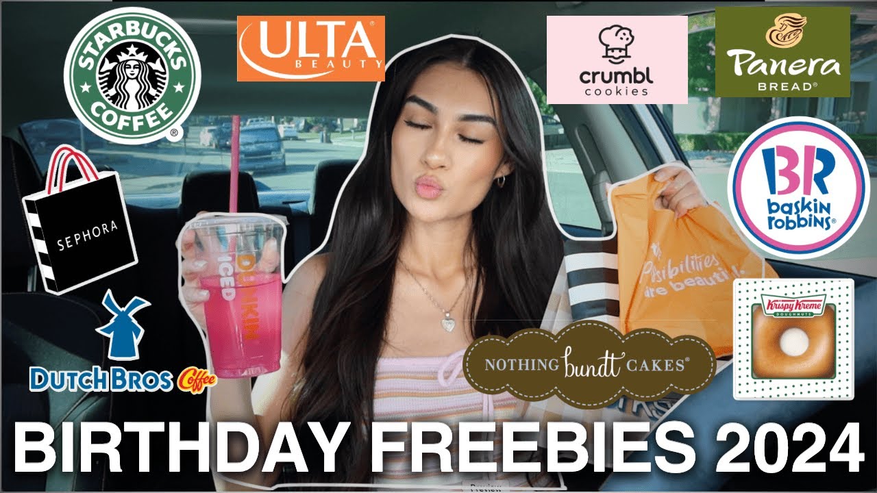 BIRTHDAY FREEBIES 2024 | free items you can get on your birthday!! 🎂🍰