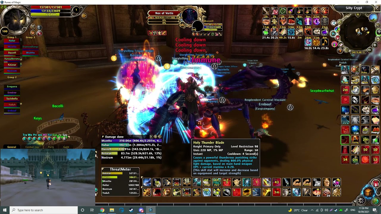 Runes of Magic - Attempting to play DPS on Knight/Warrior - Full ToS run
