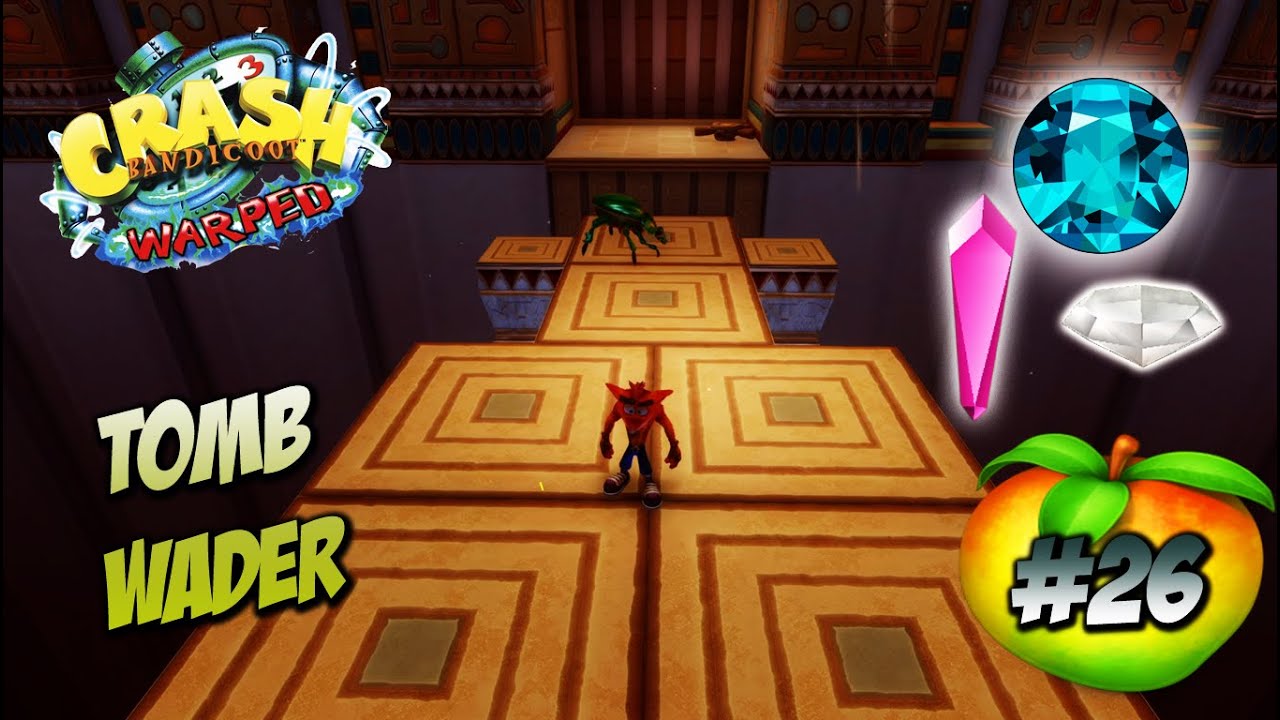 GEMMA BLU TOMB WADER - CRASH BANDICOOT 3 - WARPED - EP. 26 - GAMEPLAY ITA - GUIDA 105%