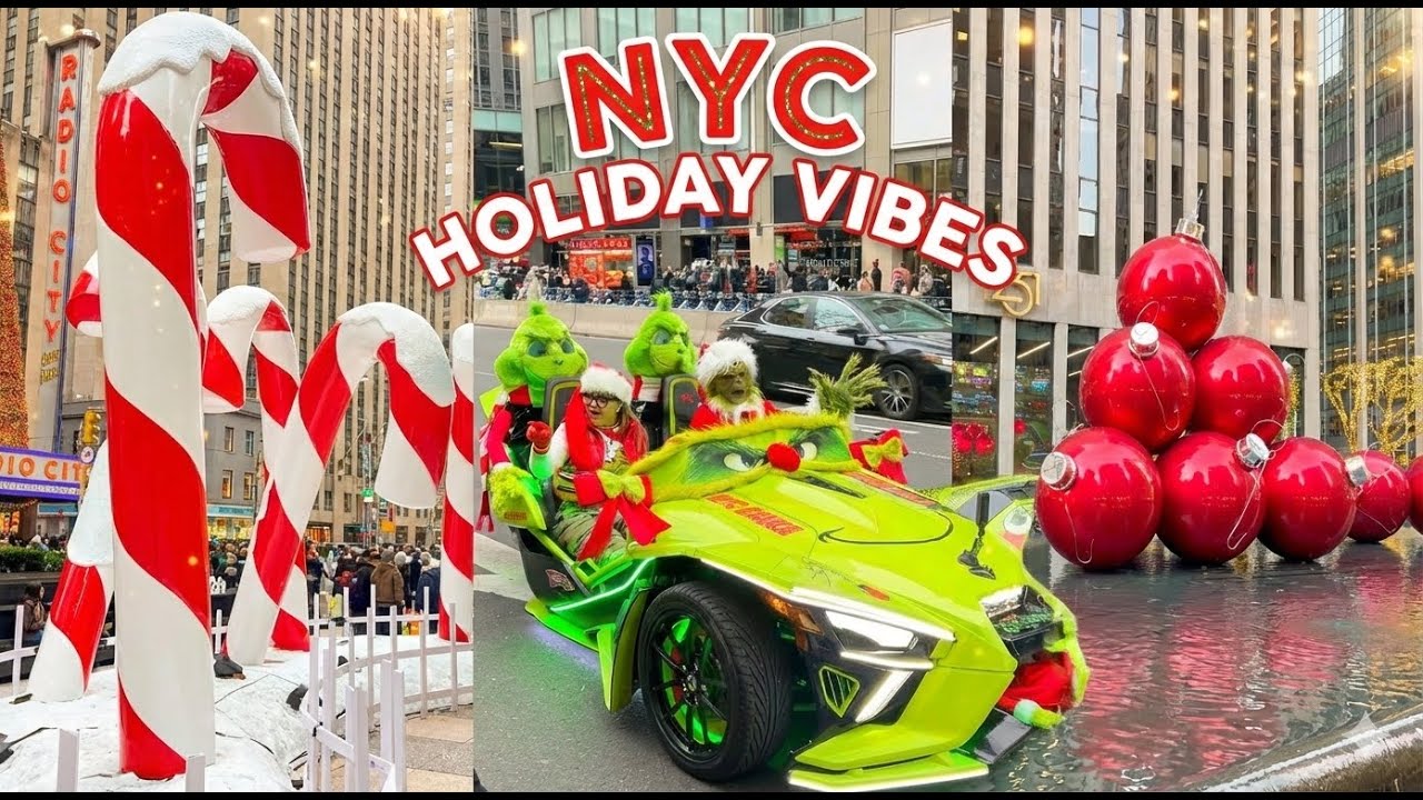 A Quick Stroll Through NYC Holiday Vibes ✨🎄| Christmas 2025 | 4K