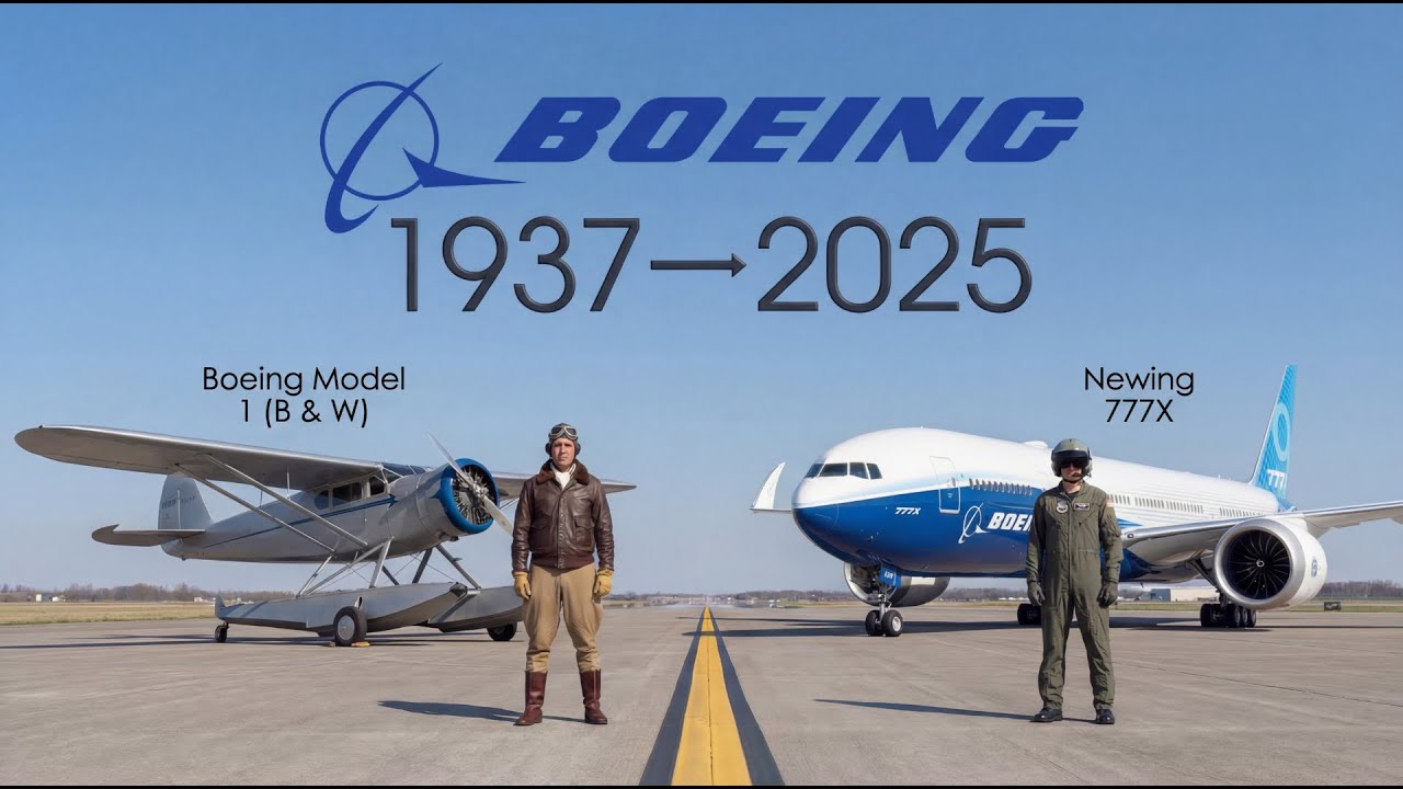 The Evolution Of Boeing Planes 1937 - 2025 | Military - Commercial