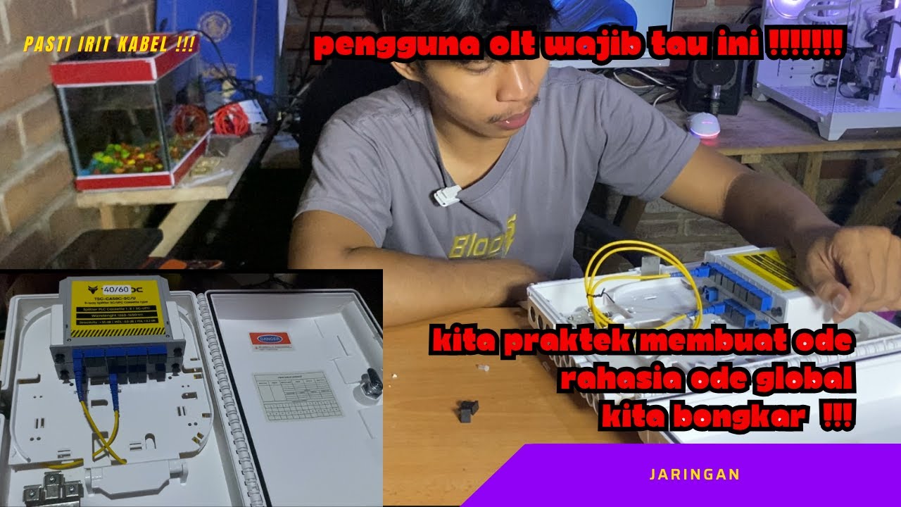 Cara Membuat ODC yang Irit Kabel ! pengguna olt wajib tau ini kita bedah sistem odc global 64 client