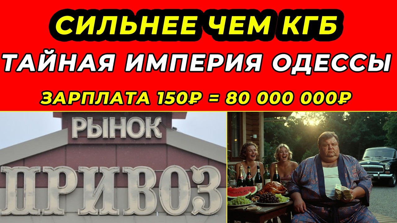 Зарплата 150 рублей — Доход миллионы Теневая империя Одесского Привоза