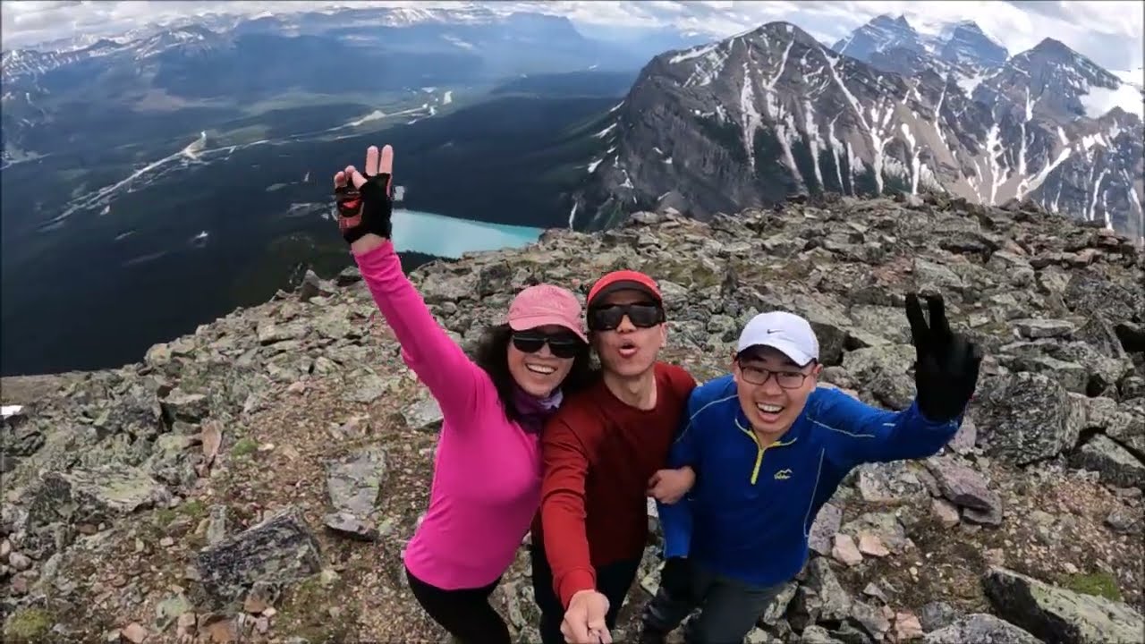 Mt St. Piran Family's Hiking Lake Louise AB