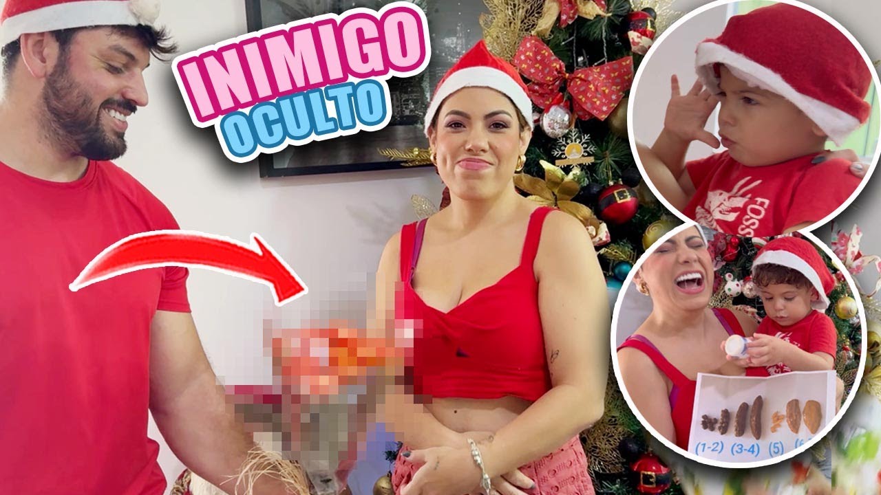FIZEMOS UM INIMIGO SECRETO DE NATAL NA FAMÍLIA CASTRICINI * Ninguém gostou | Kathy Castricini