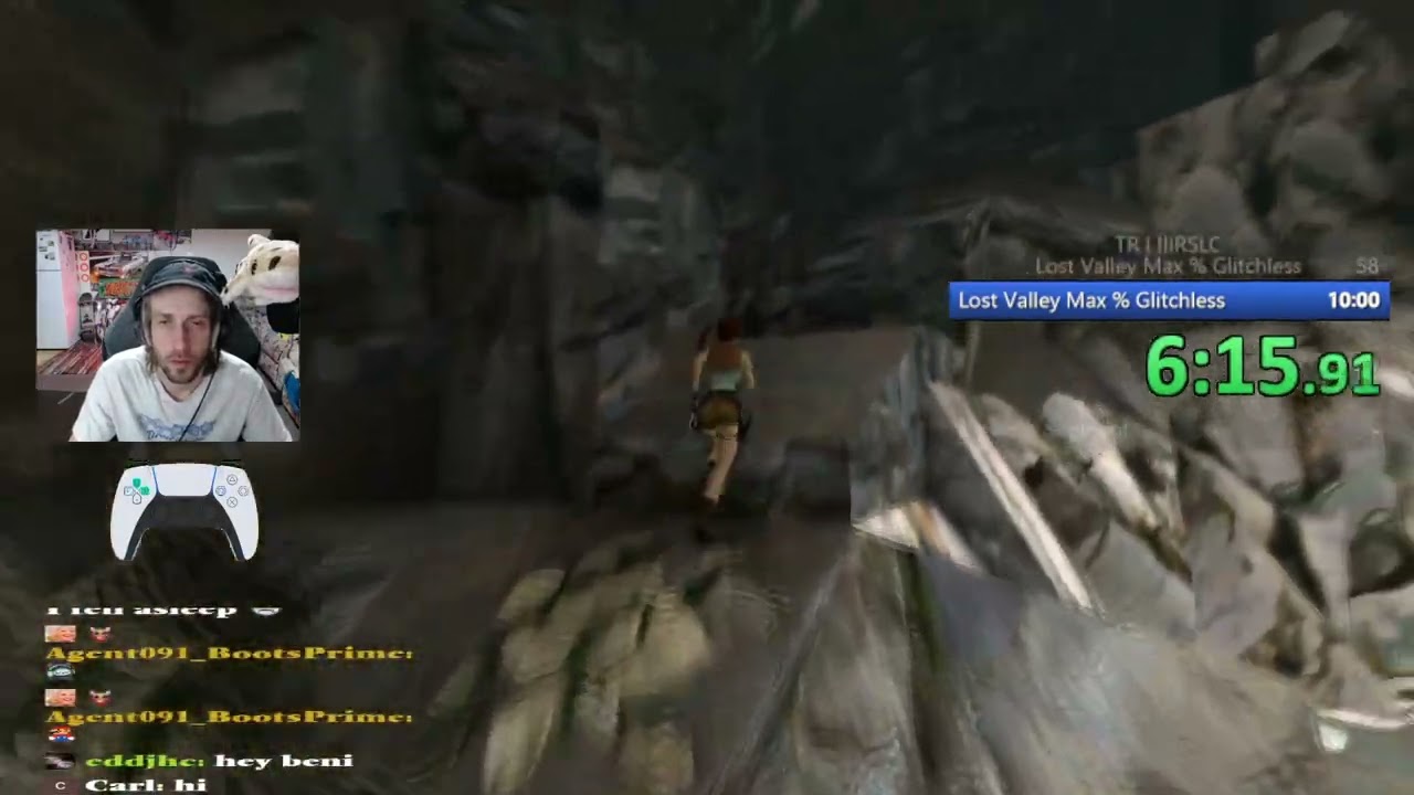 TR1R Lost Valley 8:53.42 Max% Glitchless