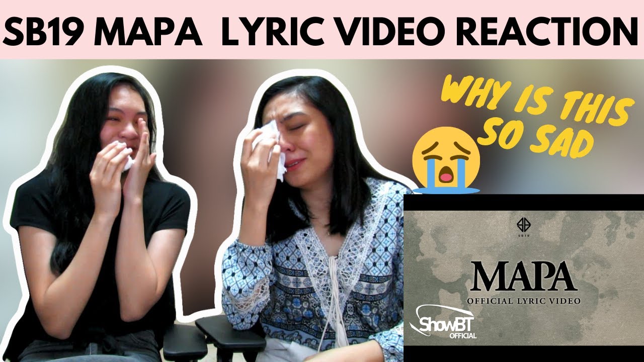 SB19 'MAPA'  LYRIC VIDEO REACTION | by the graces | dubai