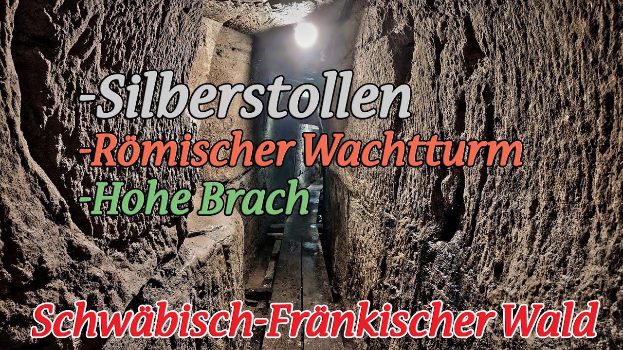 Schwäbisch-Fränk. Wald: Großerlach, Silberstollen, Röm.Wachtturm, Hohe Brach, DJI Mini4 Pro, Pocket3