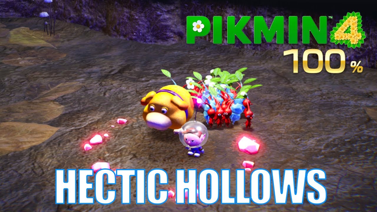 PIKMIN 4 - Hectic Hollows Cave Walkthrough 100%