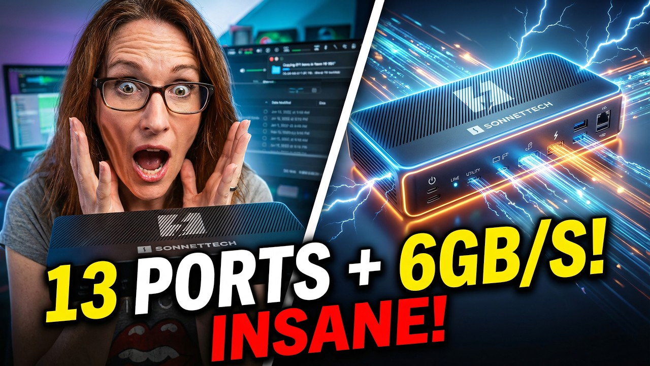 Thunderbolt 5 Dock with 4TB SSD? Over 6 GB/s? No problem!