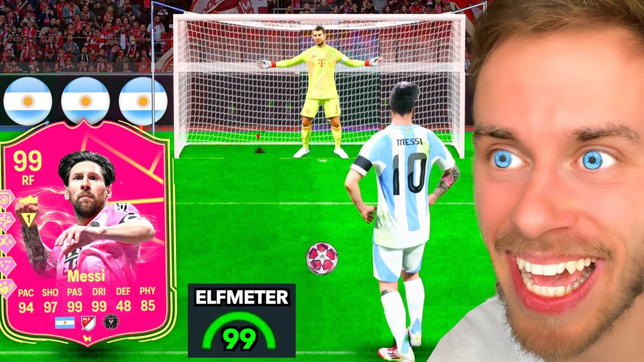 99er Lionel Messi - ABER ELFMETER bestimmen sein Team! 👀🎯