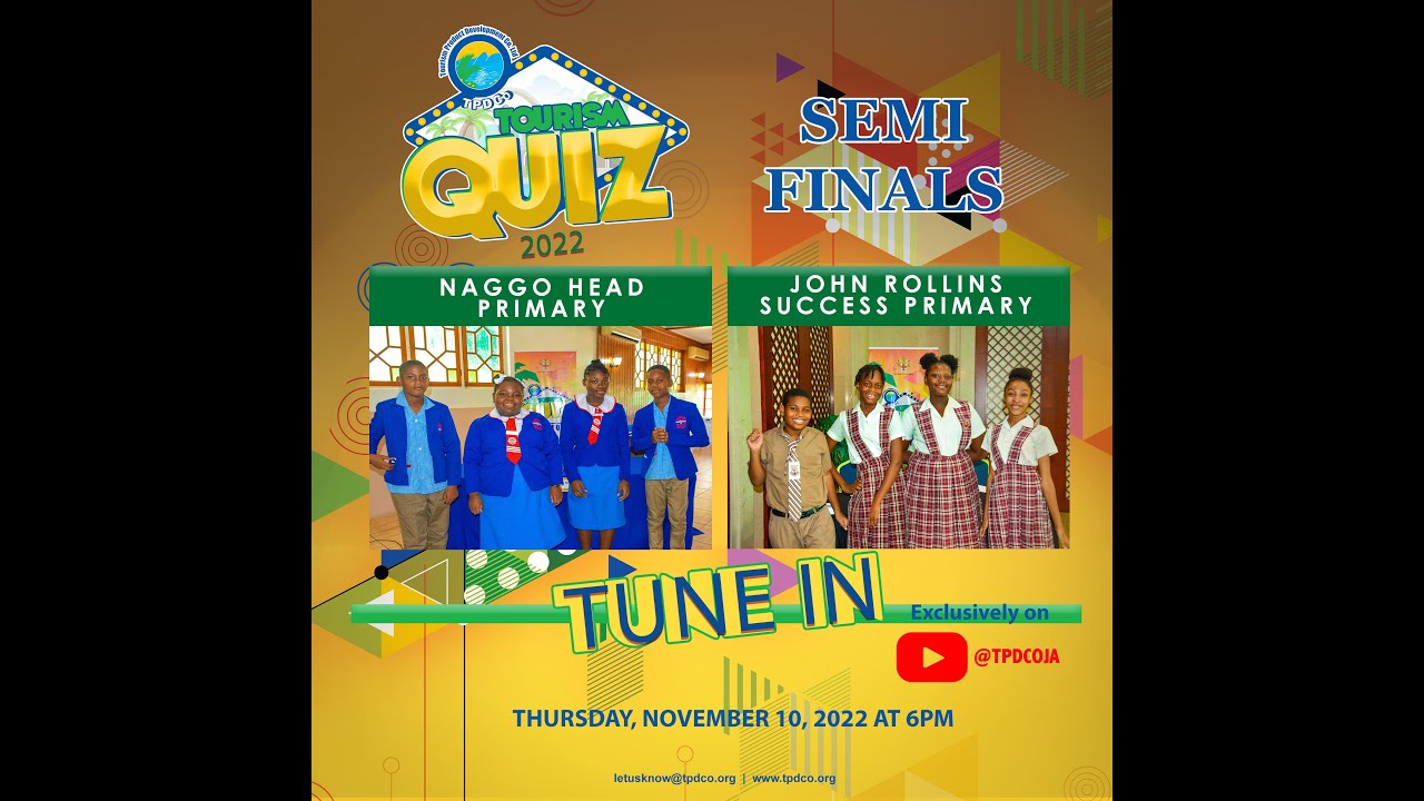 TPDCO Tourism Quiz | Semi Finals 2  |  Naggo Head Primary vs John Rollins Success Primary