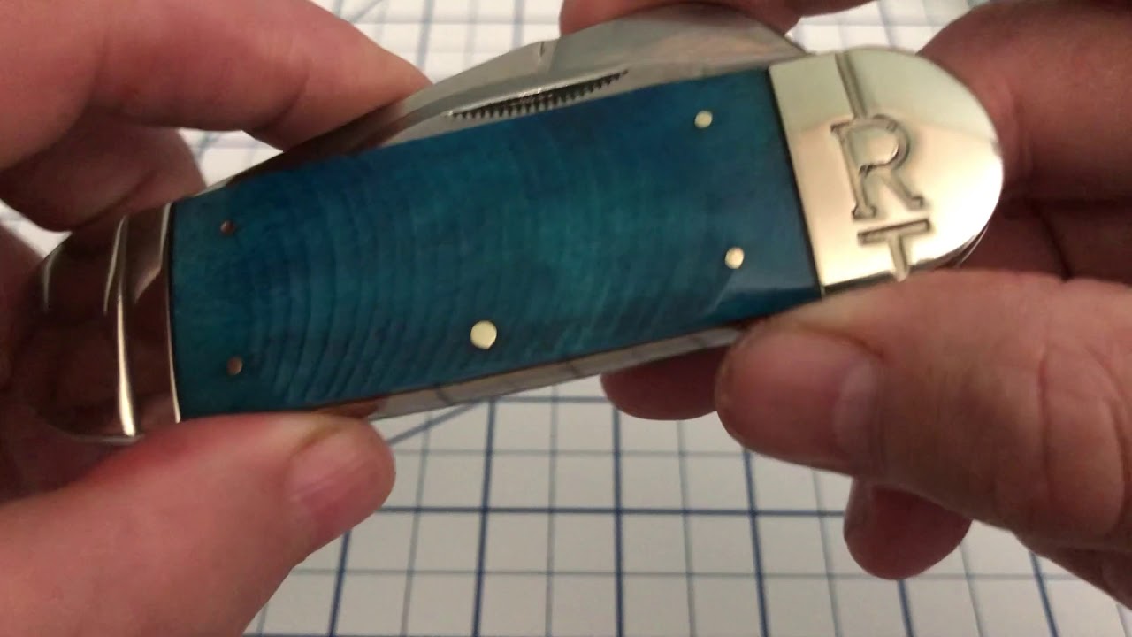 A great update on a classic pattern: The Rough Ryder Black & Blue Elephant Toe
