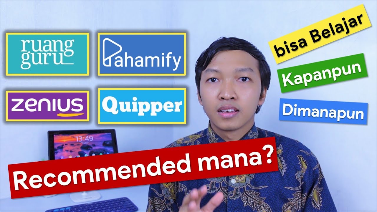 Review Aplikasi Bimbel Online HITS: Ruangguru, Zenius, Quipper, Pahamify