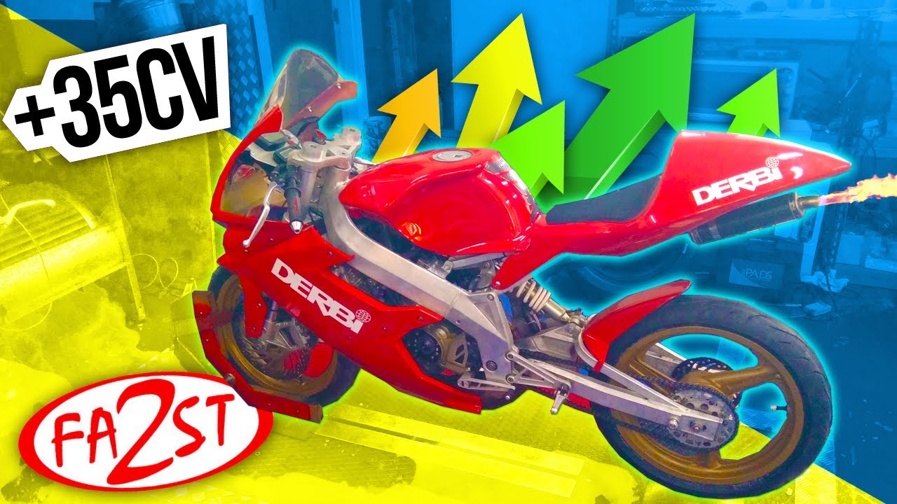Derbi GPR 2FAST 100 🚀 ¿CUÁNTOS CABALLOS HA DADO EN EL BANCO DE POTENCIA? 100 2fast
