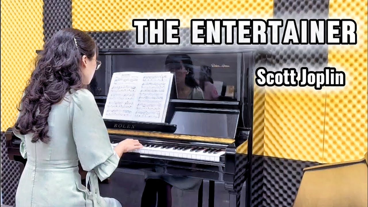 The Entertainer - Scott Joplin – piano cover | Kim Liên Pi-Vi