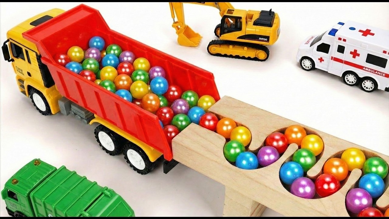 marble Run Race ASMR #122 Wooden WaveCourse Colorful Marbles#marblerun#marblerunrace #asmr