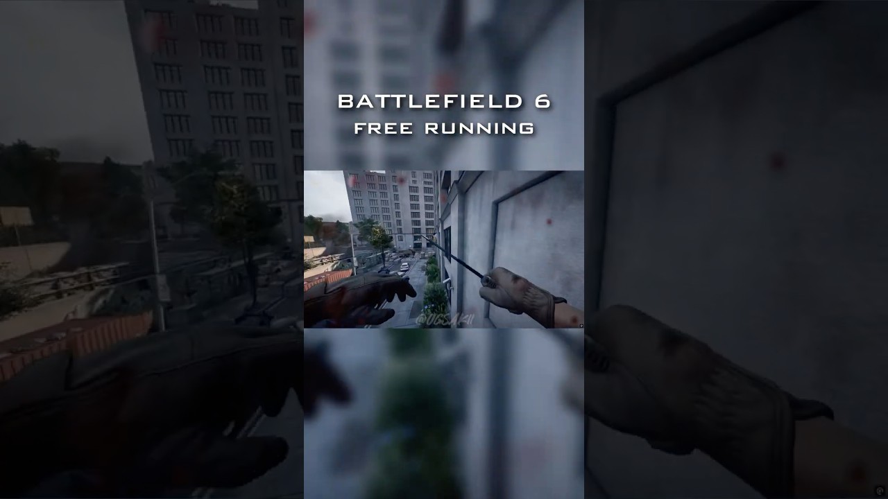 No HUD free running 🏃| Part 2 #battlefield6 #bf6 #freerunning #shorts