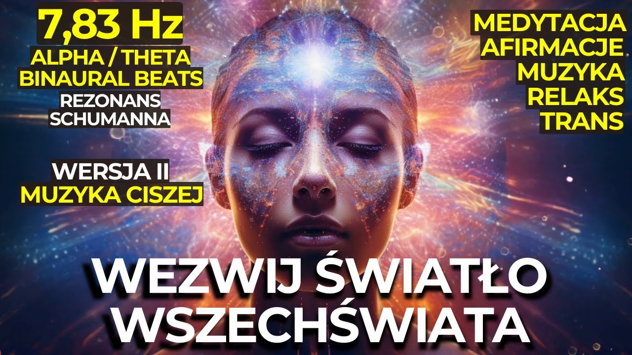 🎧 WEZWIJ  ŚWIATŁO WSZECHŚWIATA | WERSJA 2 | Medytacja | Afirmacje | Muzyka | Trans | BINARUAL ALPHA🎶