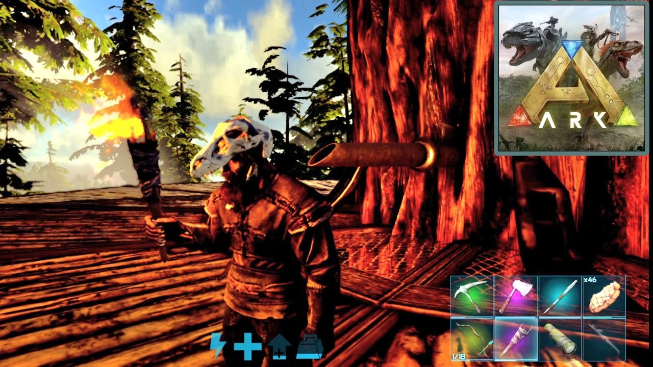 PLATAFORMA DE ÁRBOL Y GRIFO DE SAVIA (THE ISLAND) #52 | ARK ULTIMATE MOBILE EDITION - ASMR