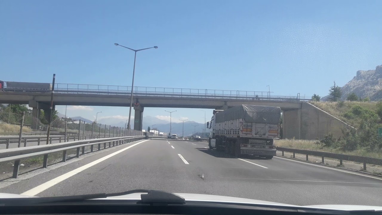 Çamlıyayla Tekir Pozantı otoyol yayla ve tüneller eşliğinde yolculuk