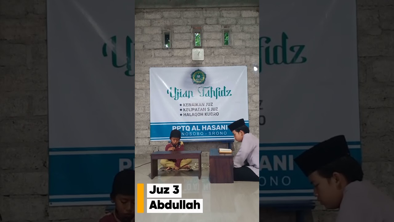 Tes kelipatan 5 juz oleh Abdullah bin Muhammad Usman. 18 Februari 2026