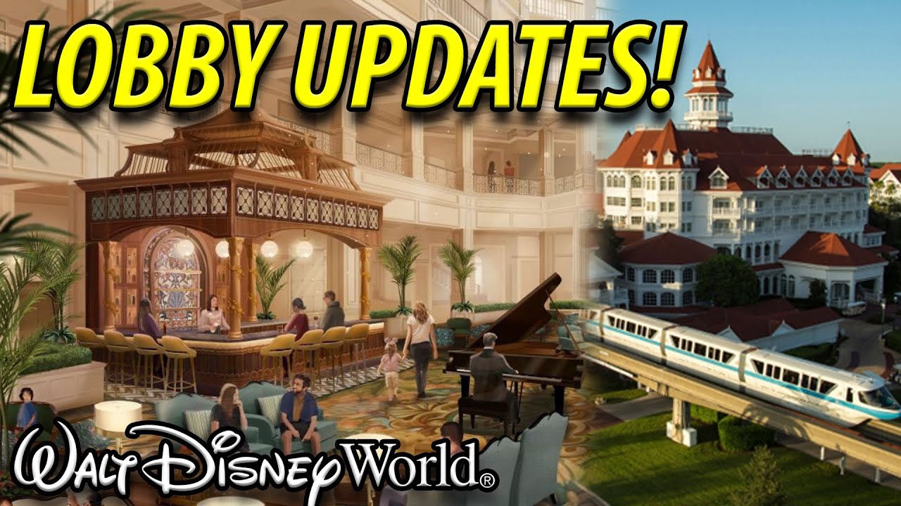FIRST LOOK and Progress Update on Disney’s Grand Floridian Resort Lobby | The Perch Lobby Bar
