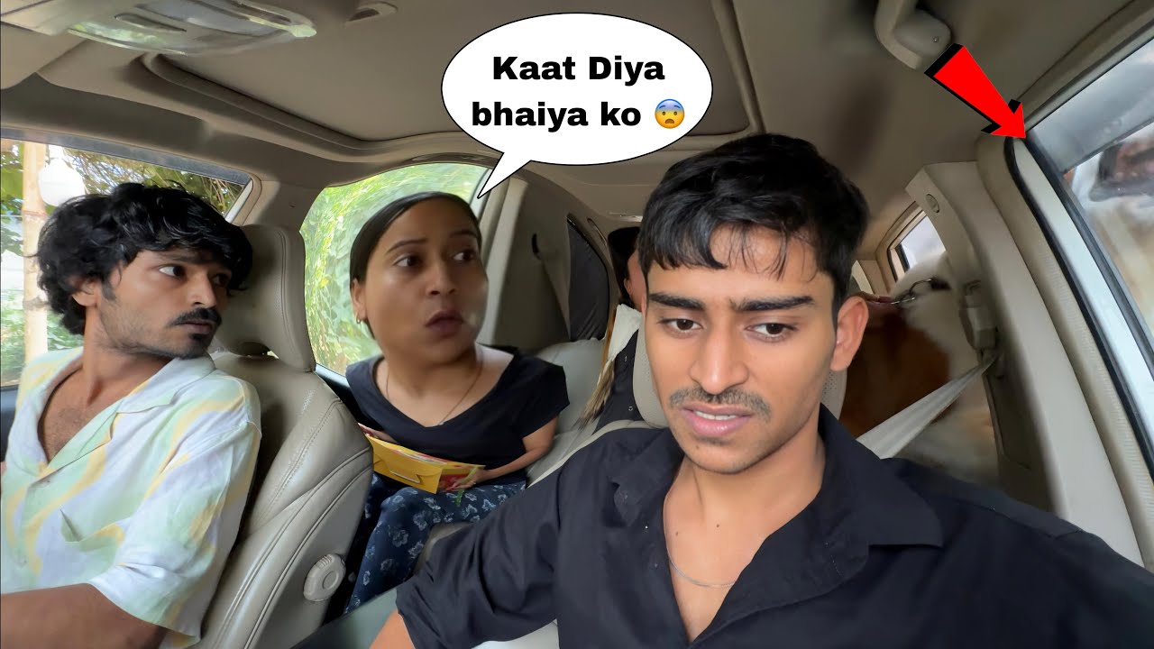 Hamare dog ne car se bahar jump maar diya 😳😰