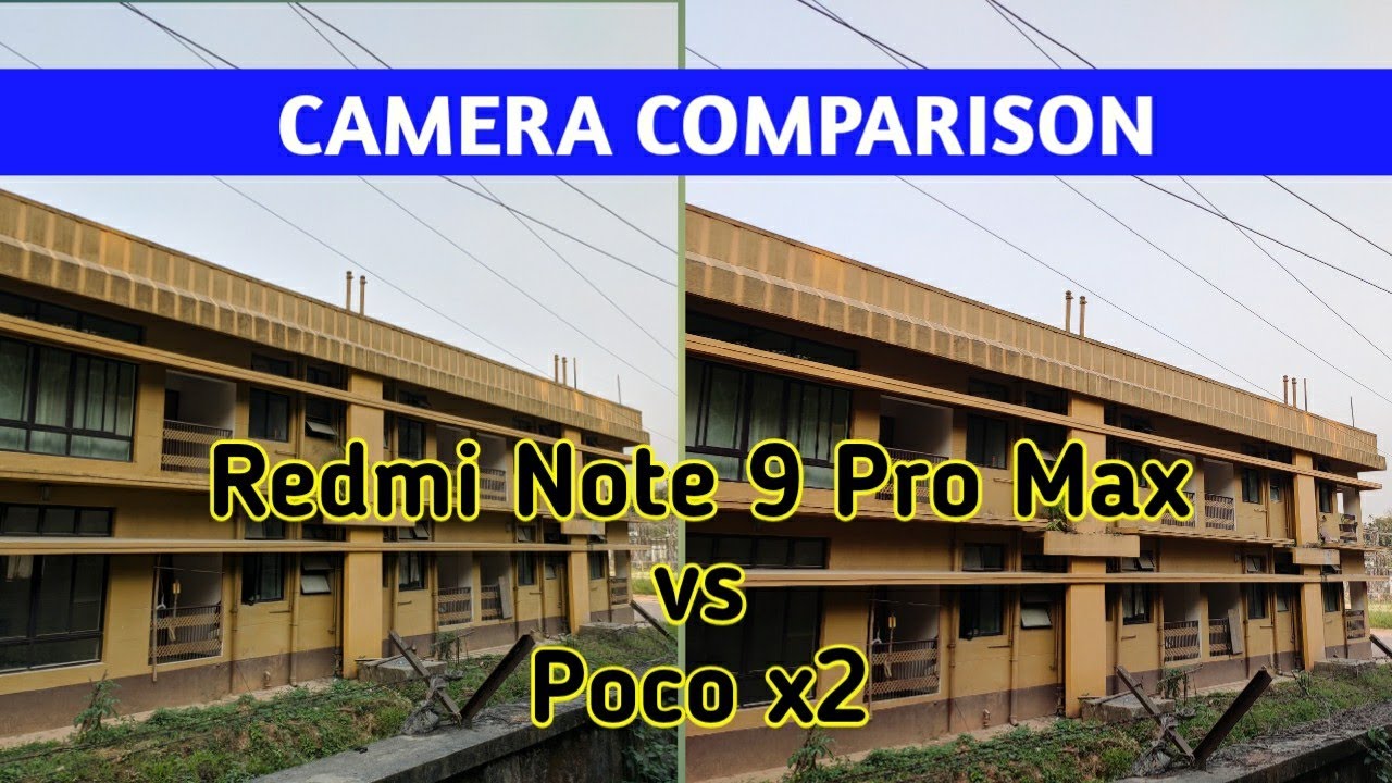 Redmi note 9 pro max vs Poco x2 camera comparison | Note 9 pro max camera review | tech for camera