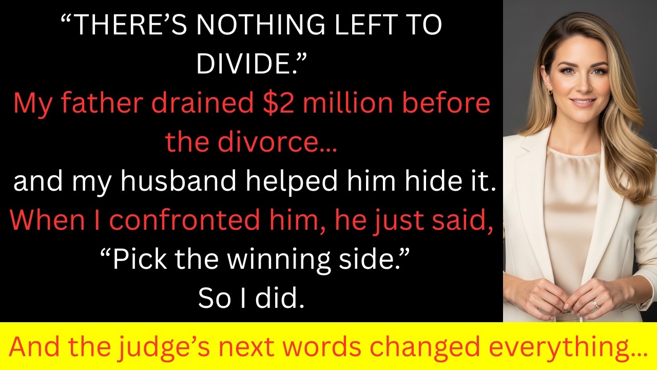 My Father Moved All the Assets Before the Divorce Hearing — The Court Froze Every Account