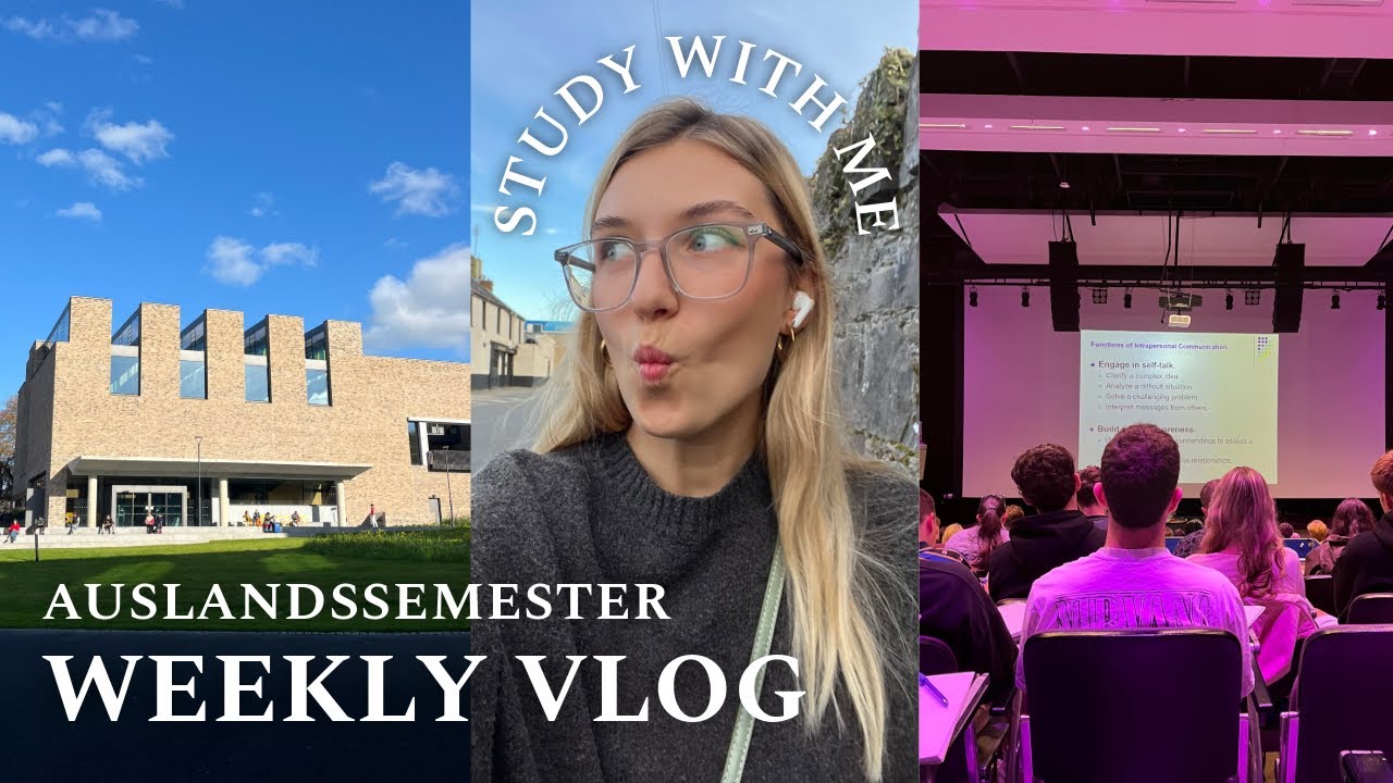 Eine Woche im Auslandssemester: Study Abroad Vlog. Studieren, Sport & Uni-Life 