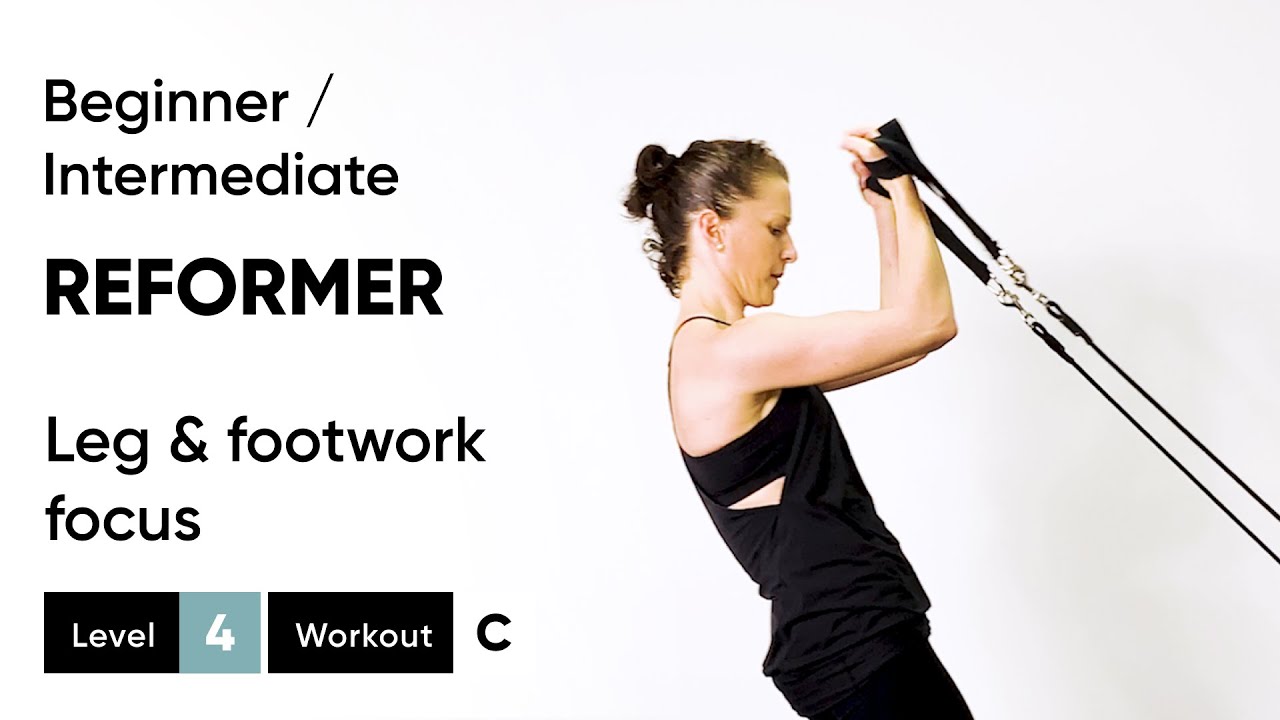 Pilates Reformer Workout | Beg\Int Level L4 C | Leg & Foot Work Focus www.nellh.tv 10min PREVIEW