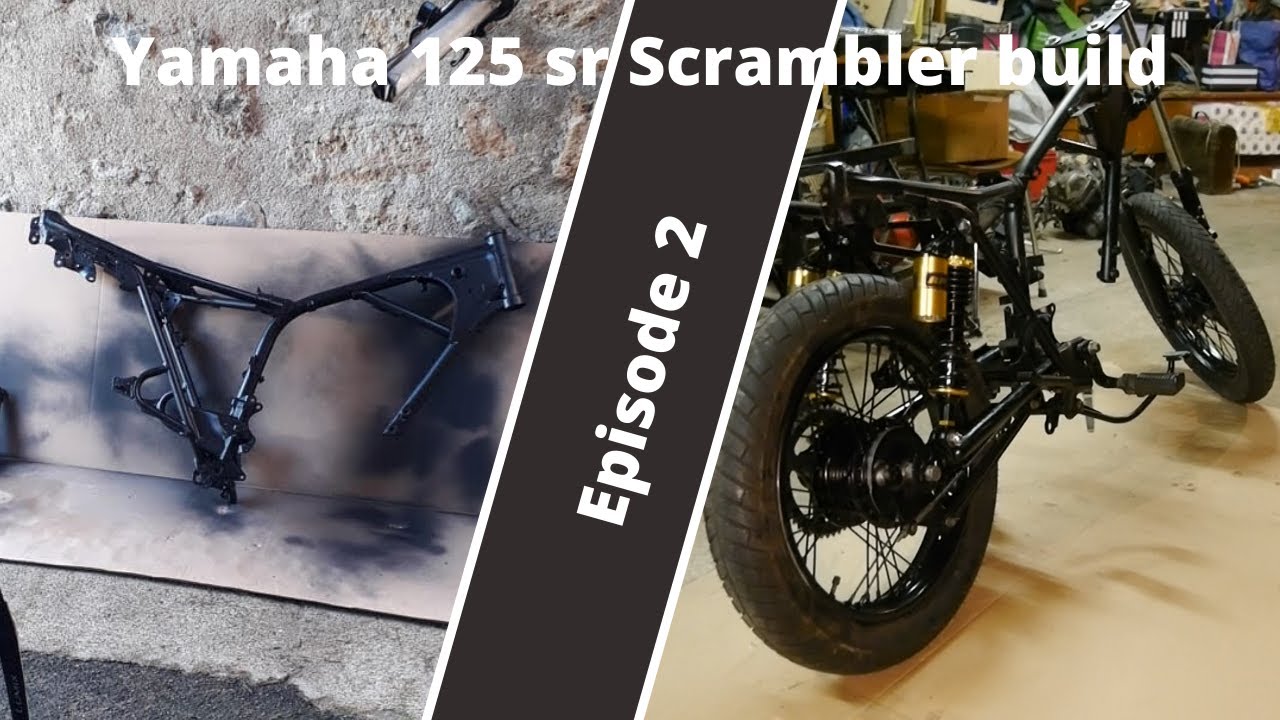 Yamaha sr 125 Scrambler Build - Episode 2