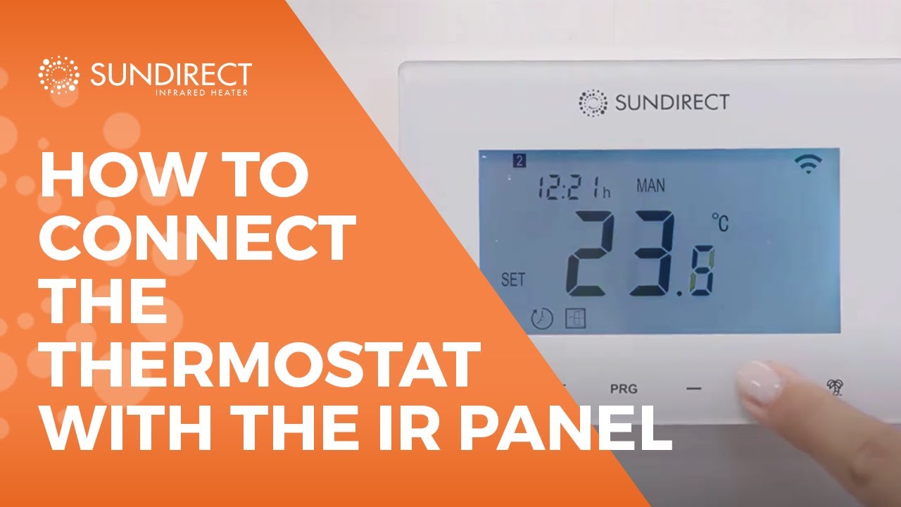How To Connect The Wireless Thermostat to a SunDirect Infrared Panel