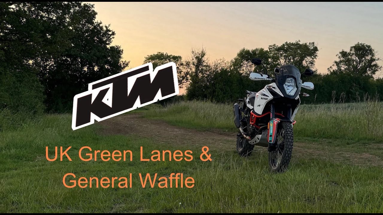 Northamptonshire Green Lanes Riding KTM 1090R | Adventure Motorcycle Vlog