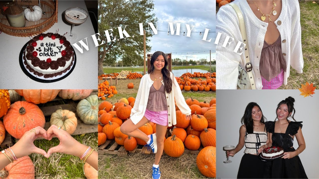 FESTIVE FALL WEEK: pumpkin patch, birthday dinner, halloween at universal