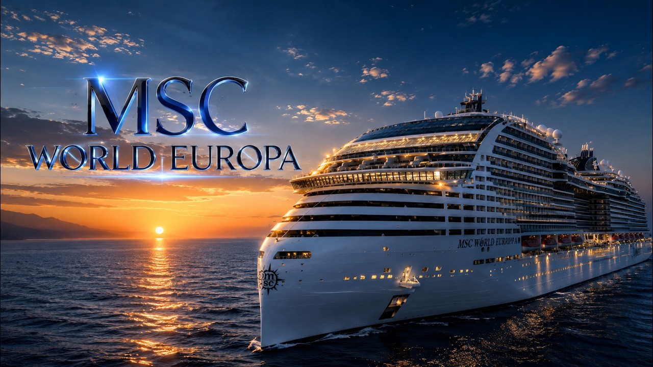 MSC World Europa, a Luxus tengerjáró hajó!