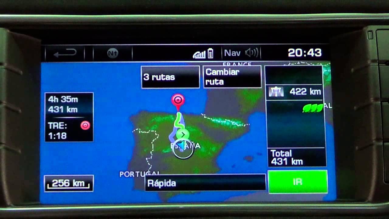 Land Rover Range Rover Evoque. Modelo 2014. Impresiones sistema multimedia