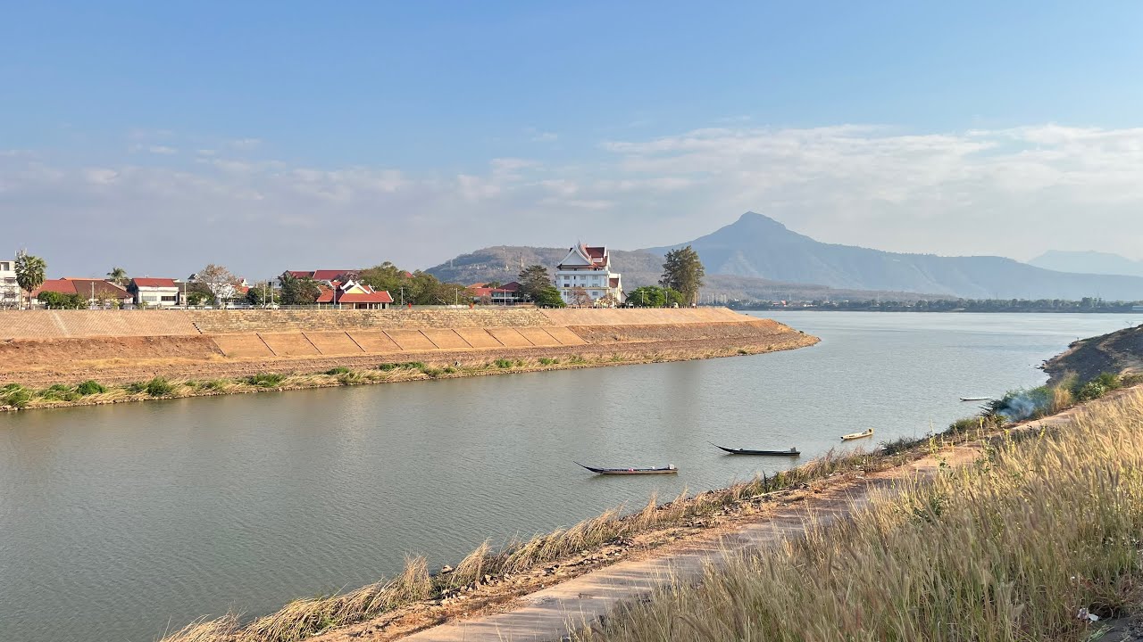 Pakse City 2026 4K | จุดชมวิวลับที่สวยที่สุดของเมือง 🇱🇦