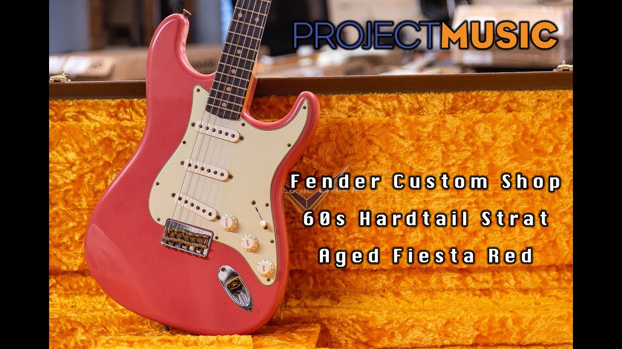 Fender Custom Shop 60s Hardtail Strat Fiesta Red - Project Music