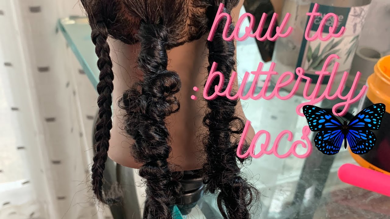 how to do butterfly locs 😝