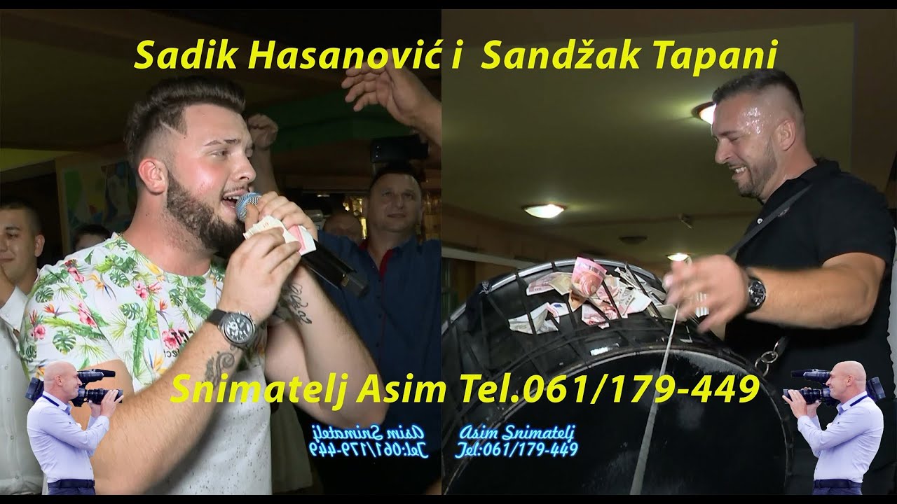 Sadik Hasanović Sandžak Tapani Uživo novo na Svadbi Asim Snimatelj